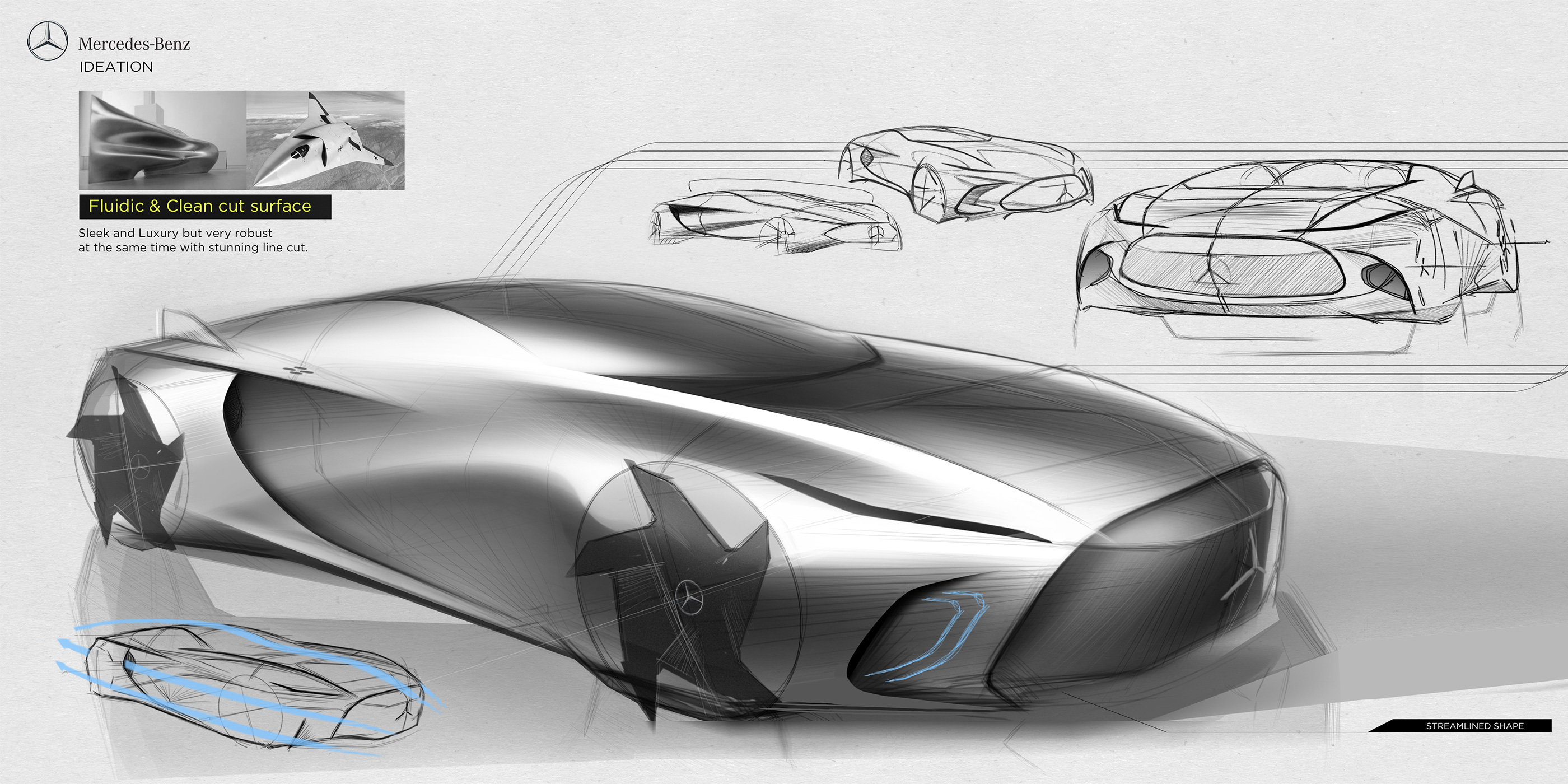 conceptual design，Benz，mercedes，Automobile design，