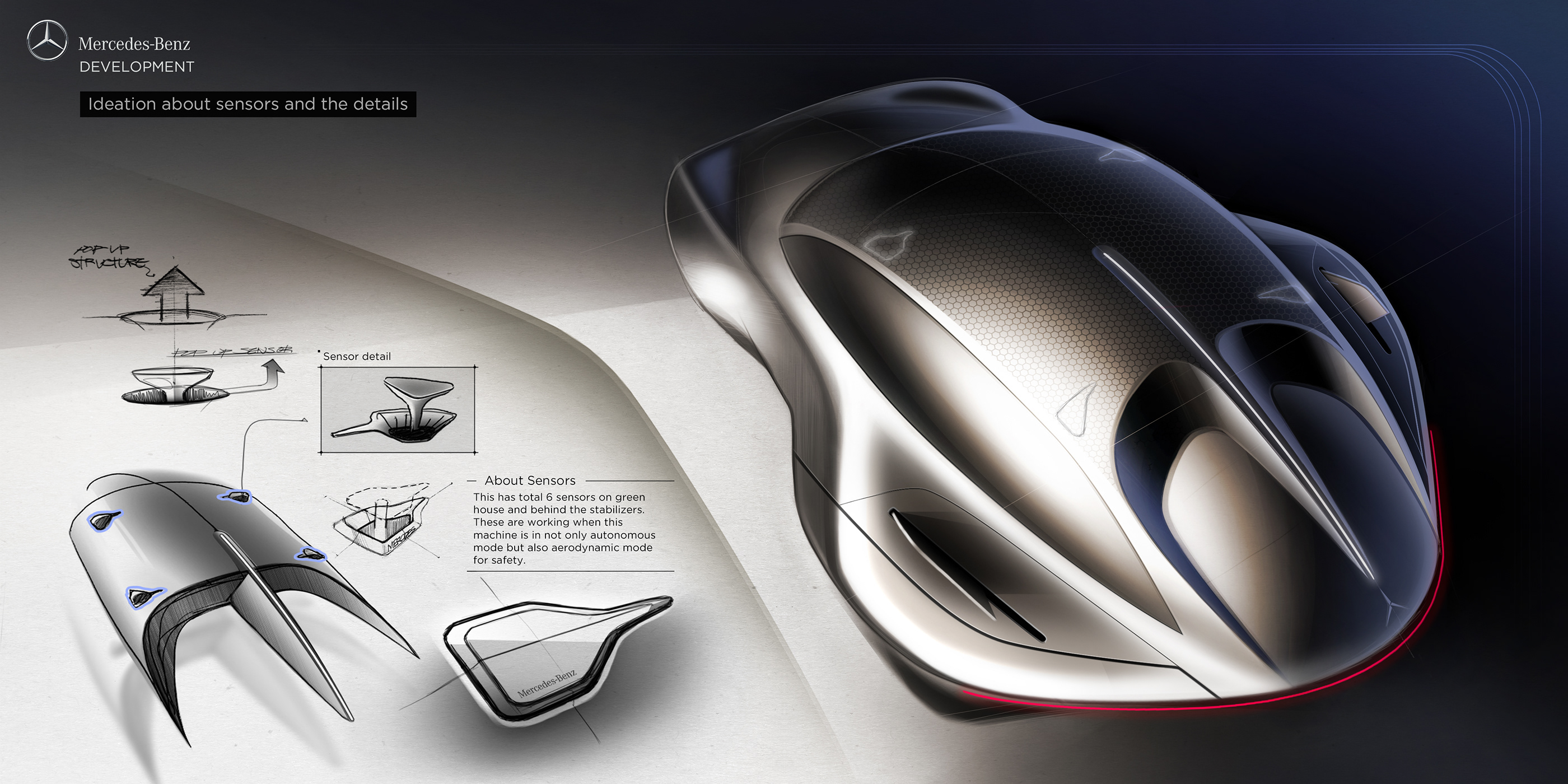 conceptual design，Benz，mercedes，Automobile design，