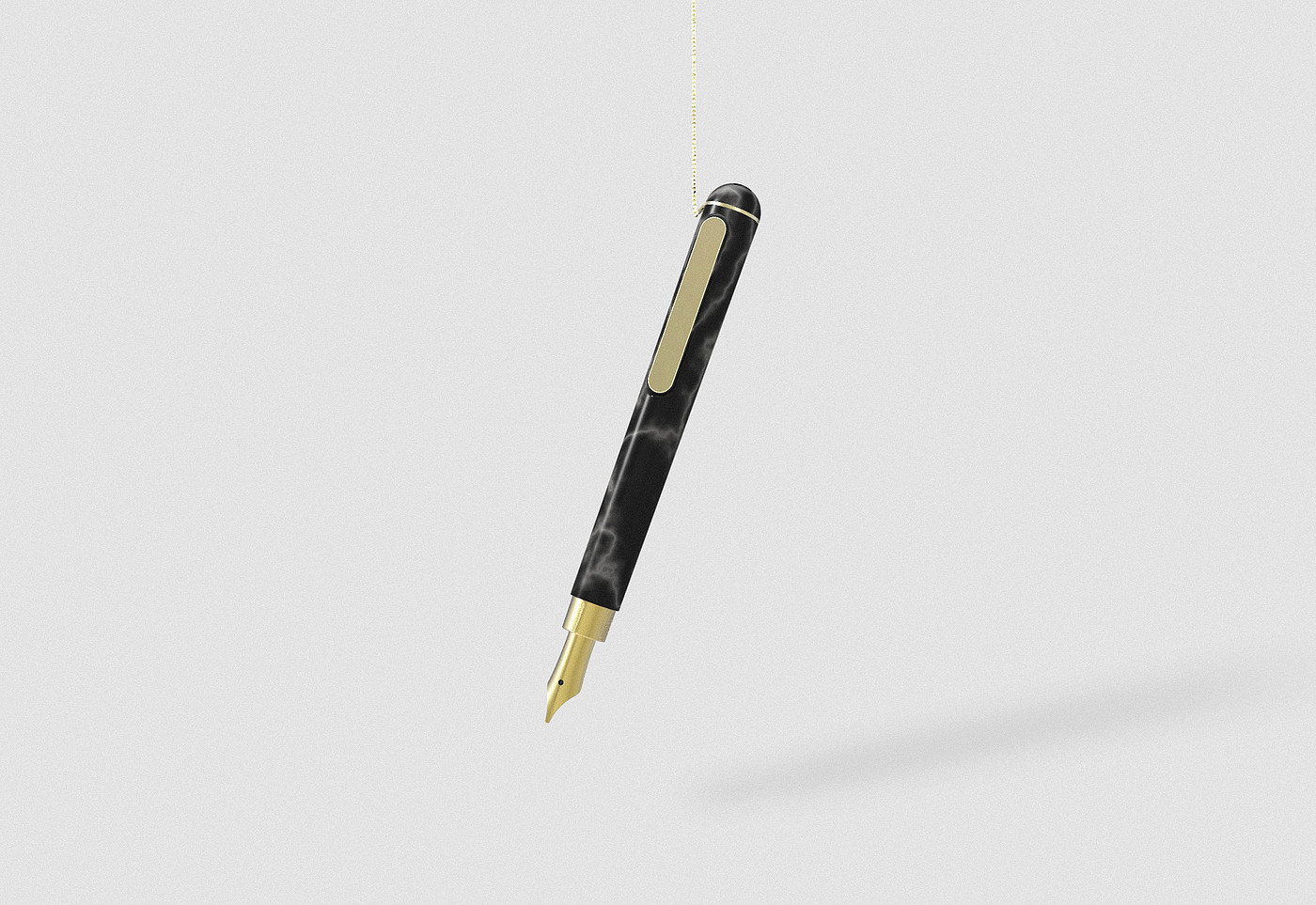 drop pen，创意，钢笔，笔座，材质，