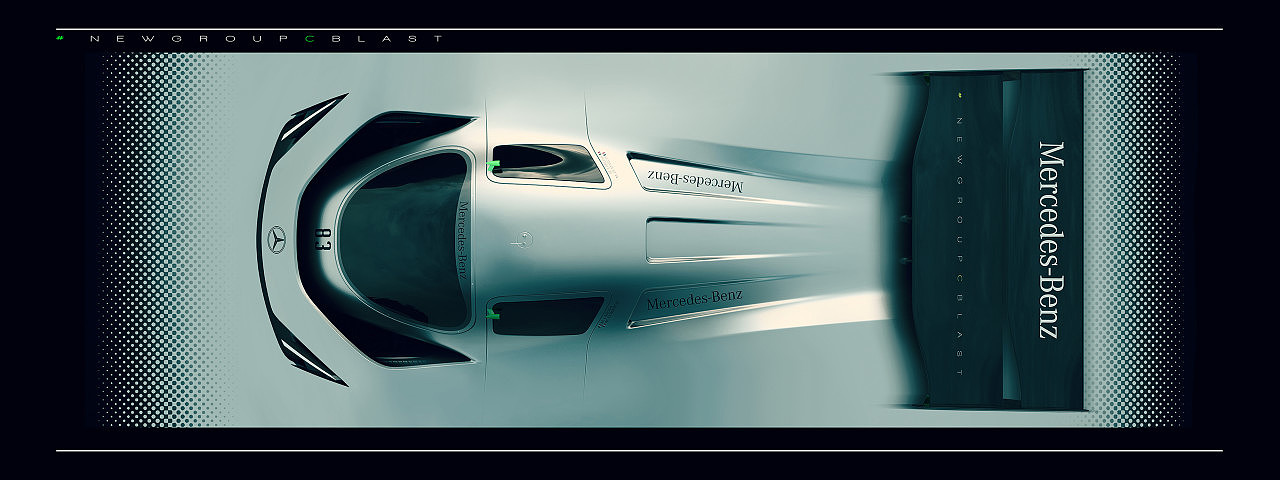 Sports car，streamline，Benz，