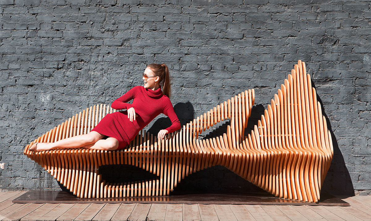 Plywood，Track link，Nonlinear，Close to the people，Parametric home，