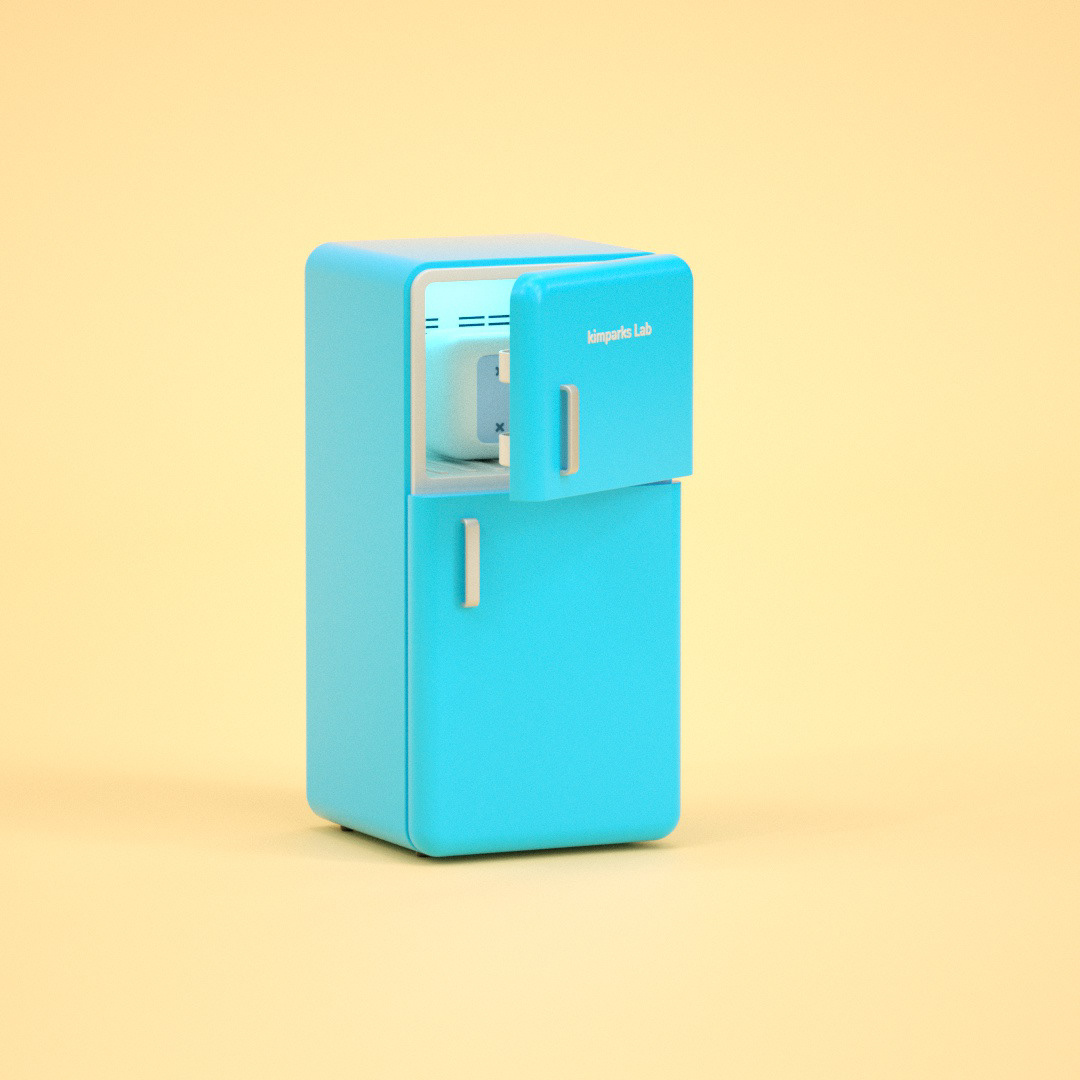 Interesting design，Refrigerator，Cartoon，product design，