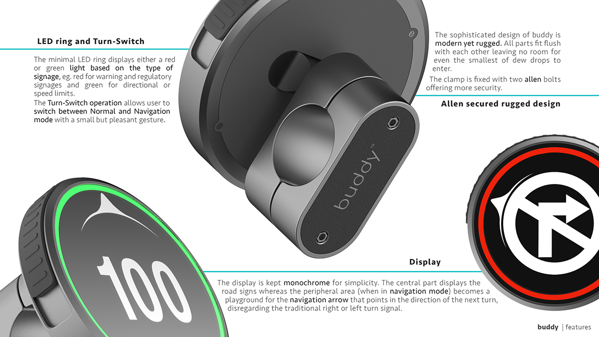 intelligence，Digital，Bicycle navigation system，Buddy，