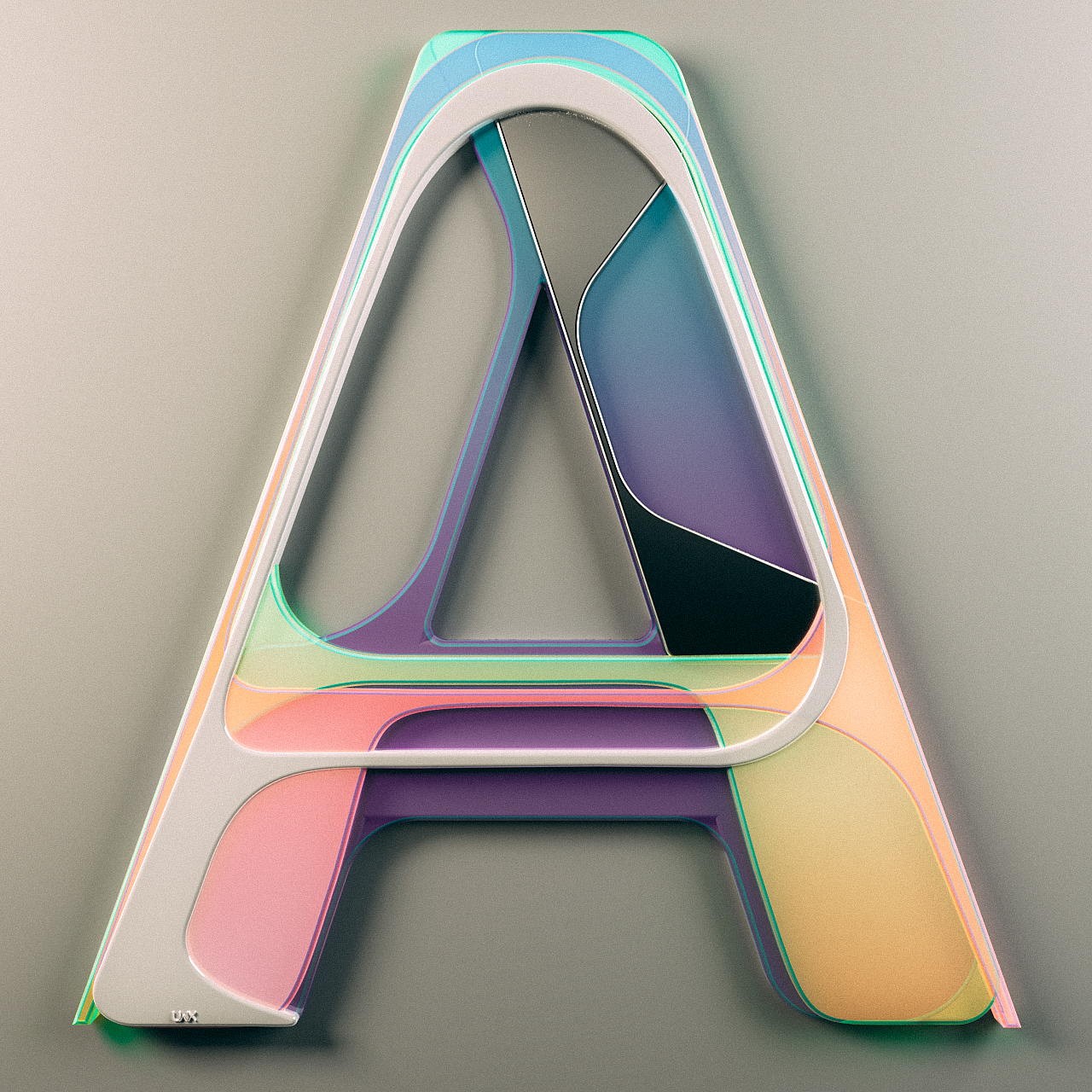 illustration，Digital art，Typesetting design，Twenty six alphabet，