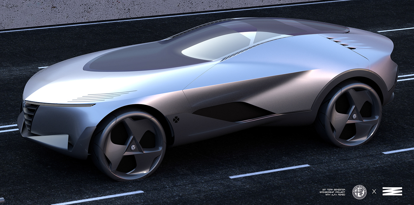alfa romeo ，Italy，alpha，Alpha Romeo，concept，vehicle，traffic，Dongman Joo，
