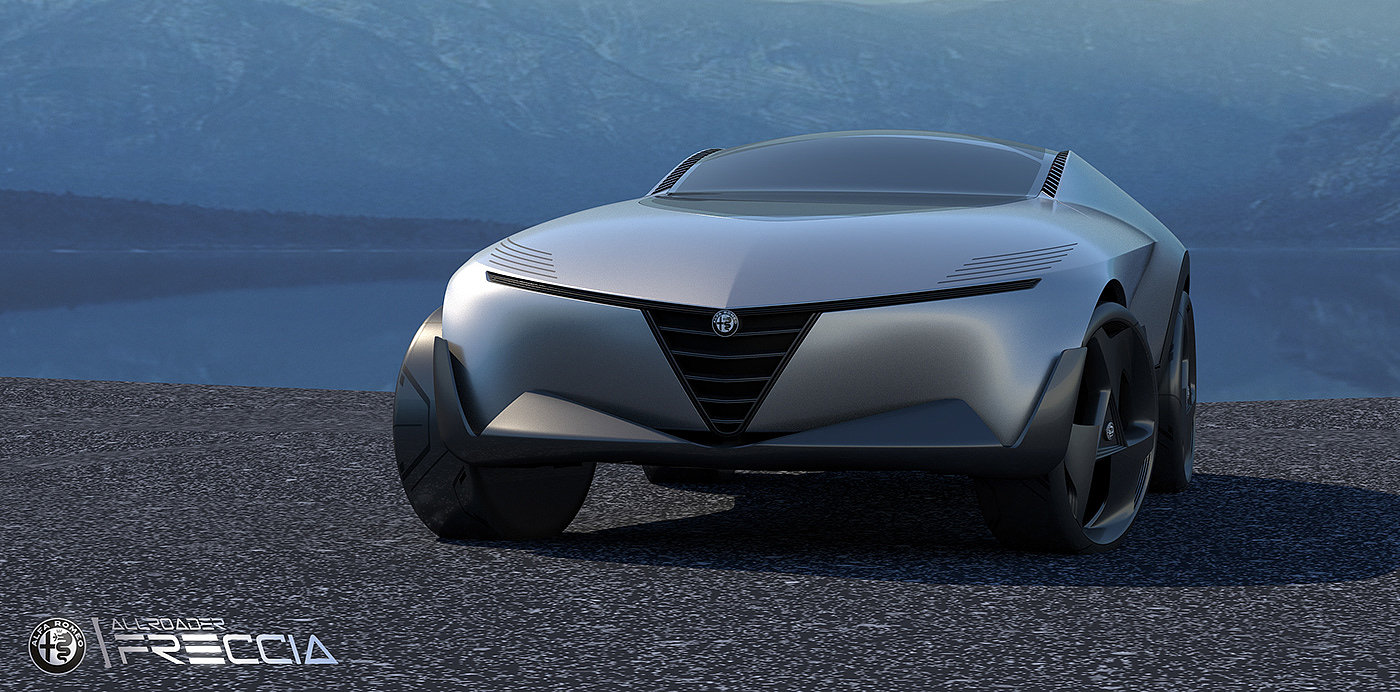 阿尔法罗密欧，意大利，阿尔法，Alfa Romeo，概念，车，交通，Dongman Joo，