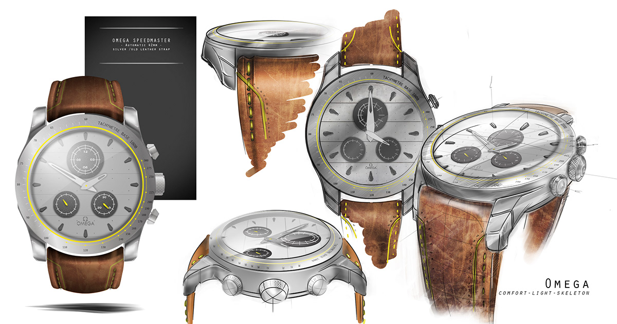 shoes，Wrist watch，sketch，Diacre Nicolas，Hand drawn，draft，