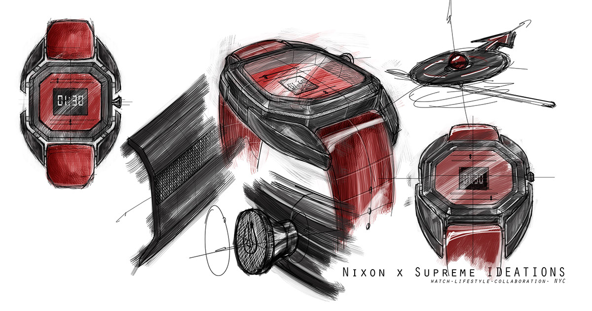 shoes，Wrist watch，sketch，Diacre Nicolas，Hand drawn，draft，