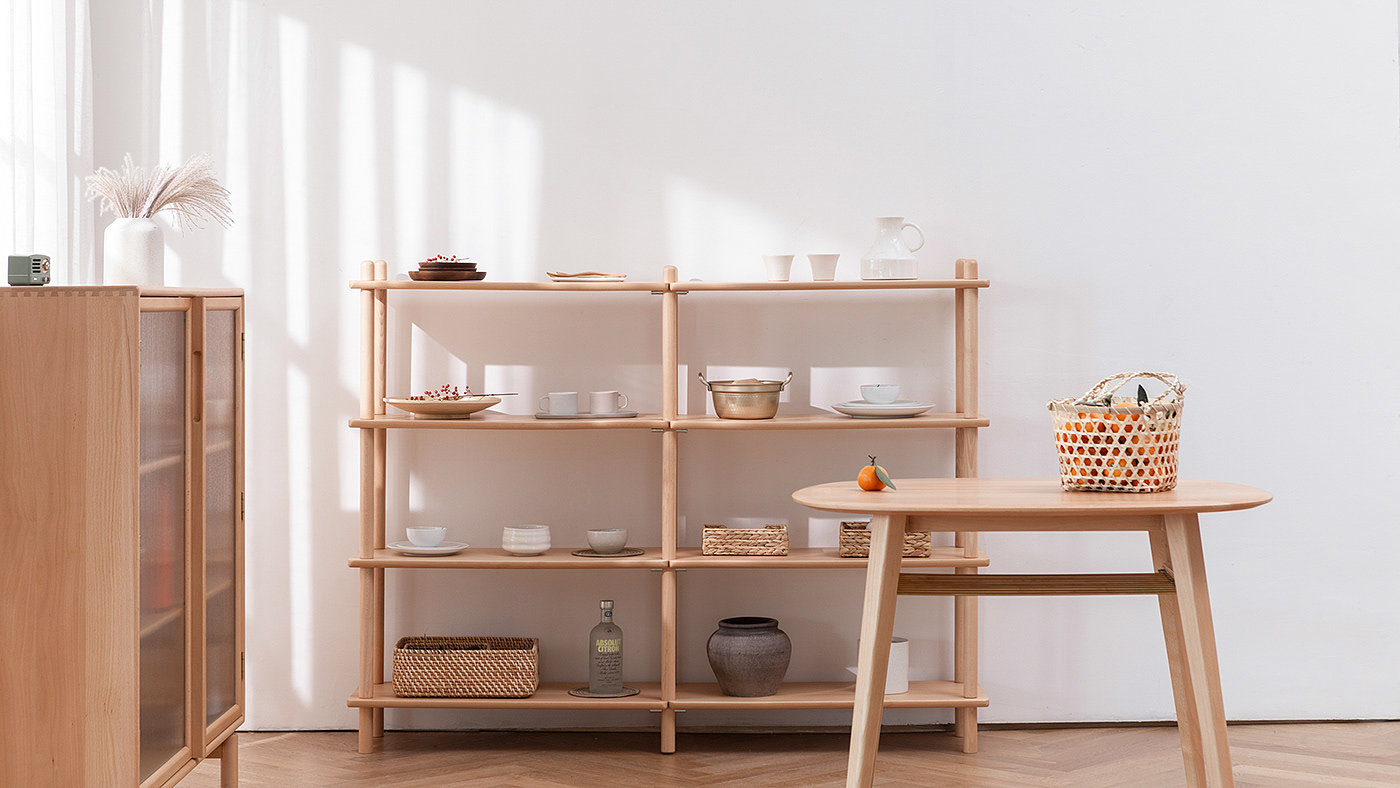 Shelf，Wooden frame，goods shelves，Home Furnishing，Mum，Small platform wood，