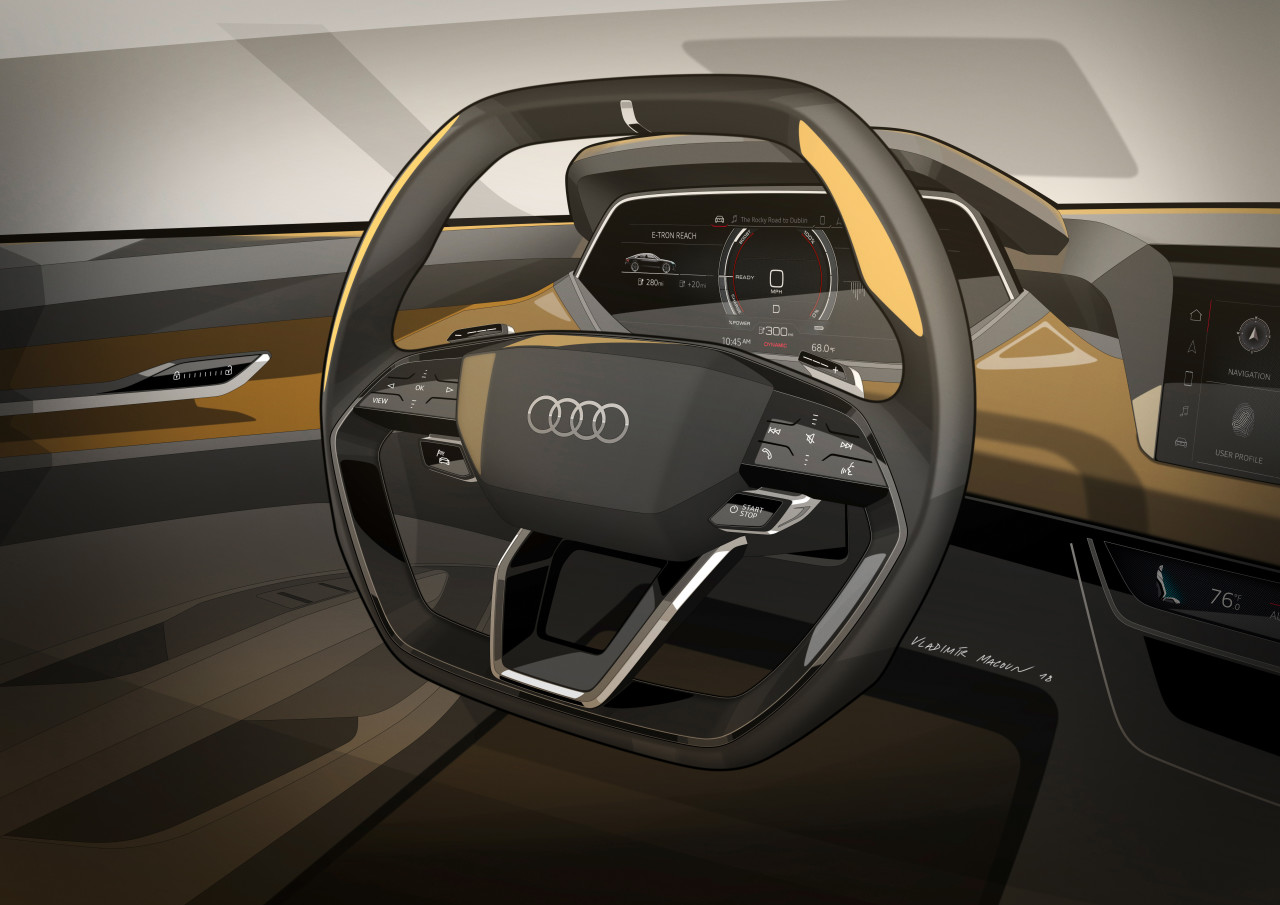 audi，conceptual design，sketch，
