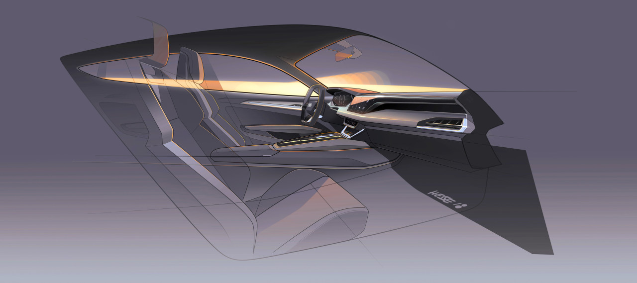 audi，conceptual design，sketch，