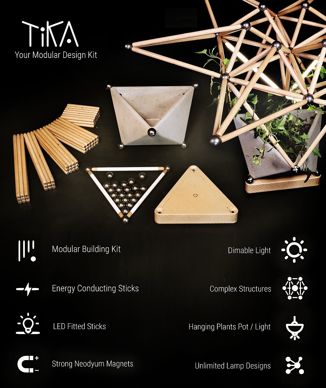 Home Furnishing，lighting，etc.，TiKA，Bracket，