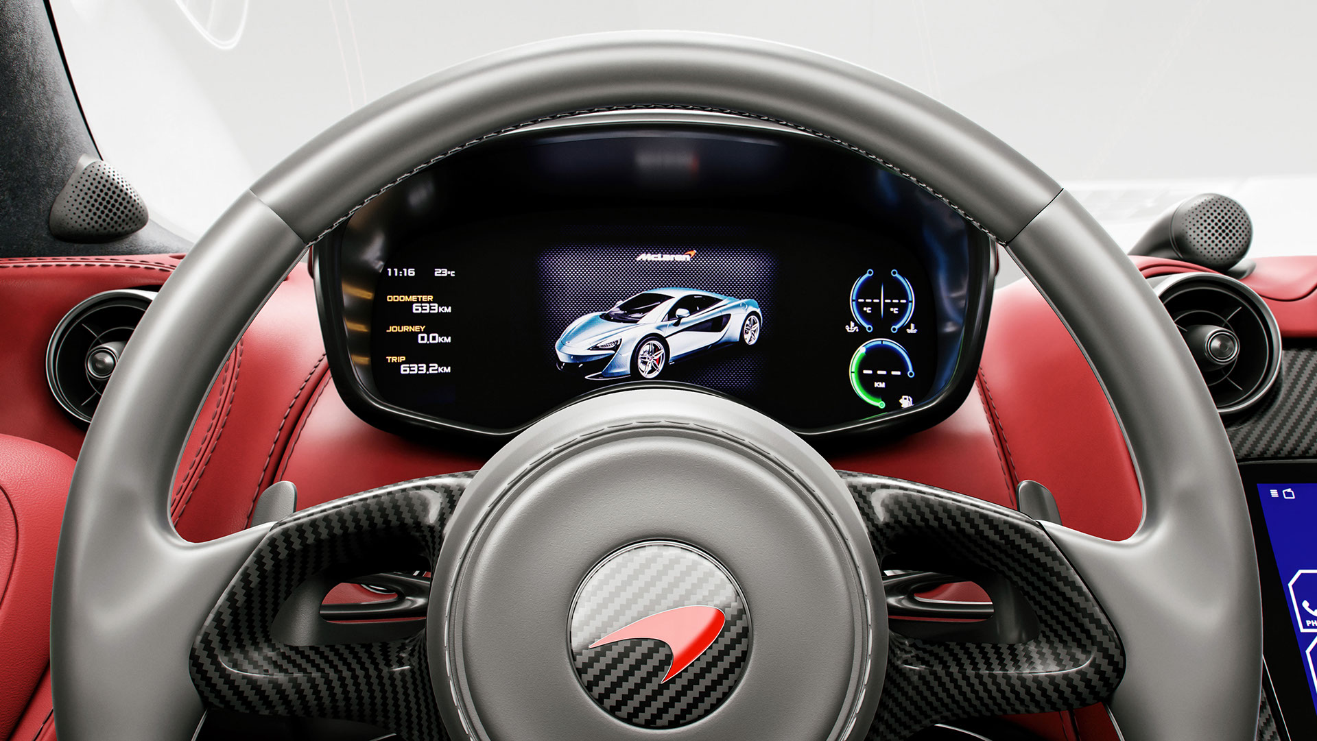 Render，Sports car，vehicle，McLaren，