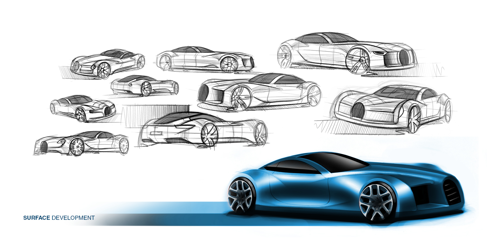 automobile，motorcycle，vehicle，Hand drawn car，