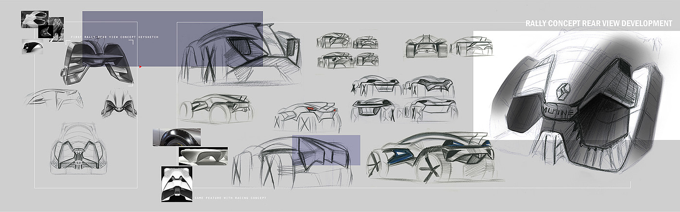 conceptual design，vehicle，racing，Alpine，