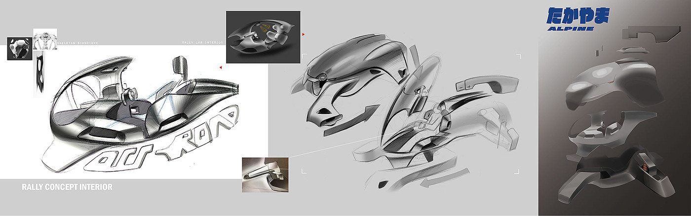 conceptual design，vehicle，racing，Alpine，