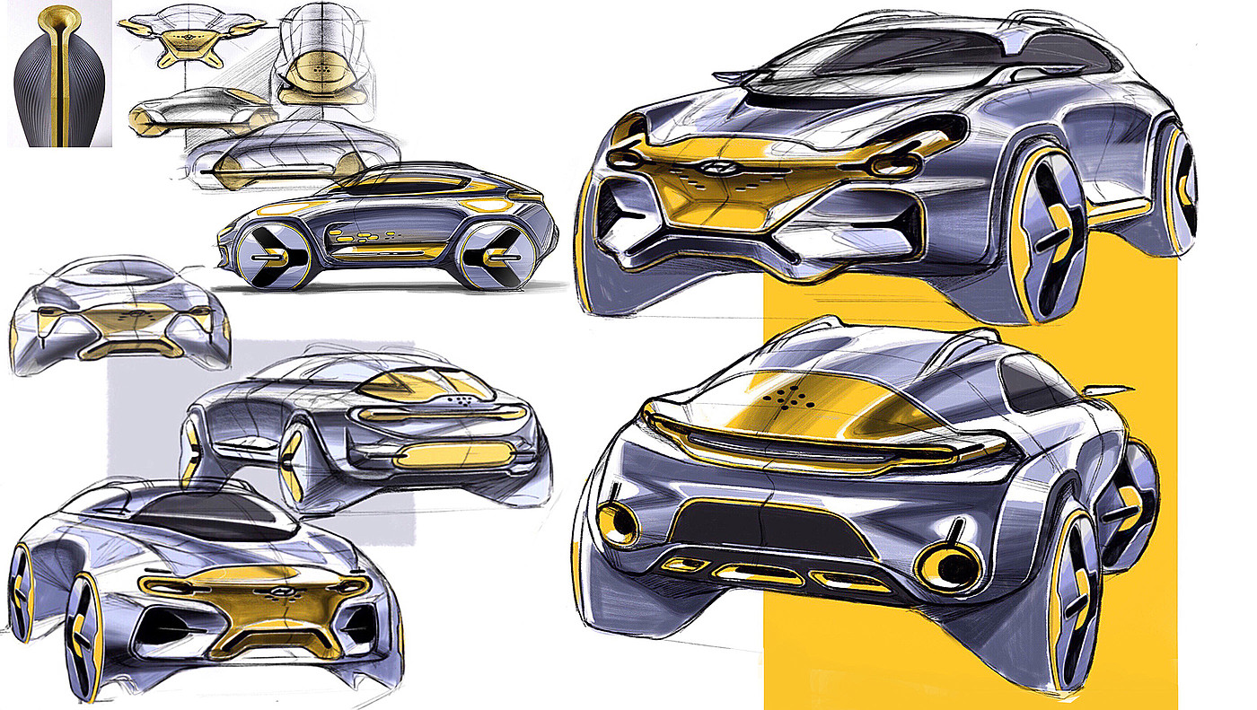 JAE HO S，automobile，Minions，conceptual design，