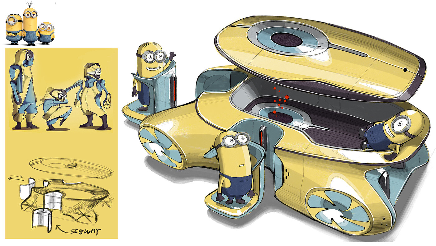 JAE HO S，automobile，Minions，conceptual design，