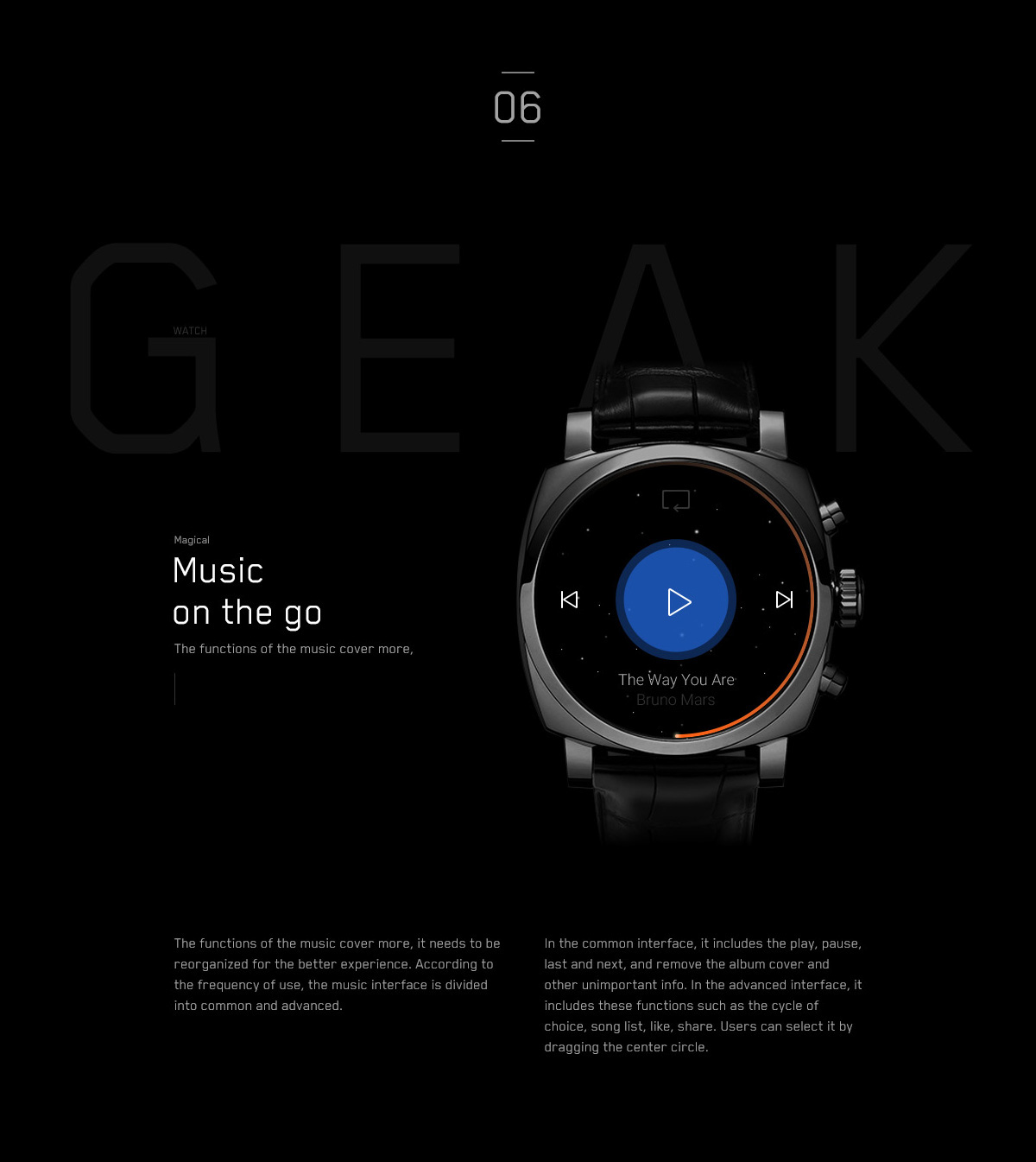 GEOMETRY，intelligence，Wrist watch，originality，