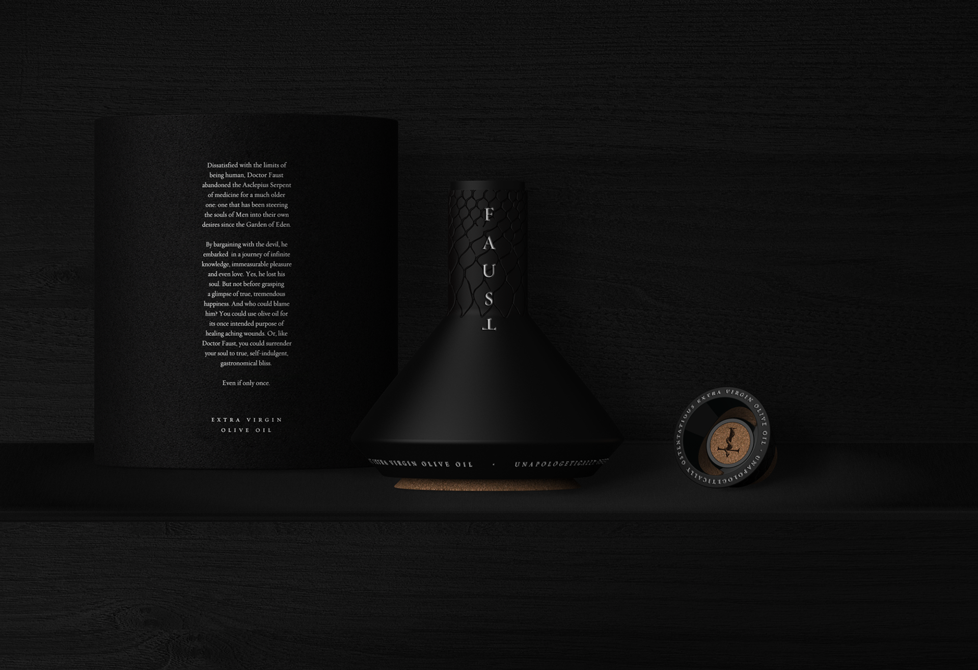 Faust，Olive oil，packing design，Brand design，