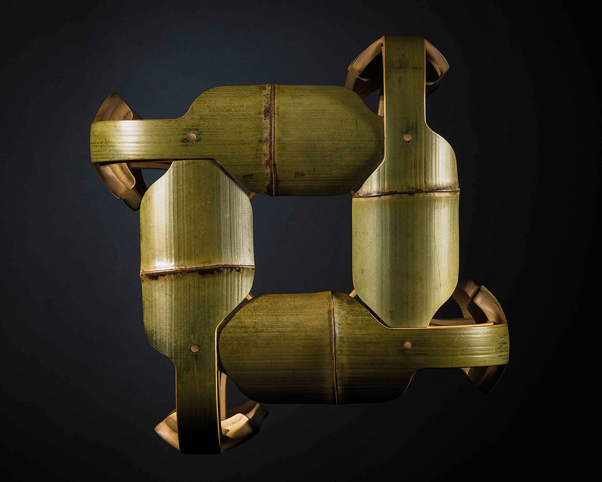 Table，cylinder，chair，stool，Clip，Original ecology，Bionics Design ，Bamboo，