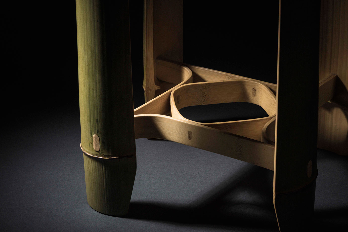 Table，cylinder，chair，stool，Clip，Original ecology，Bionics Design ，Bamboo，