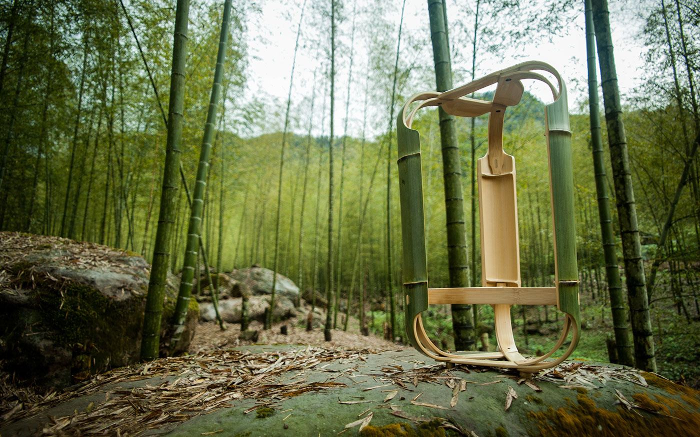 Table，cylinder，chair，stool，Clip，Original ecology，Bionics Design ，Bamboo，