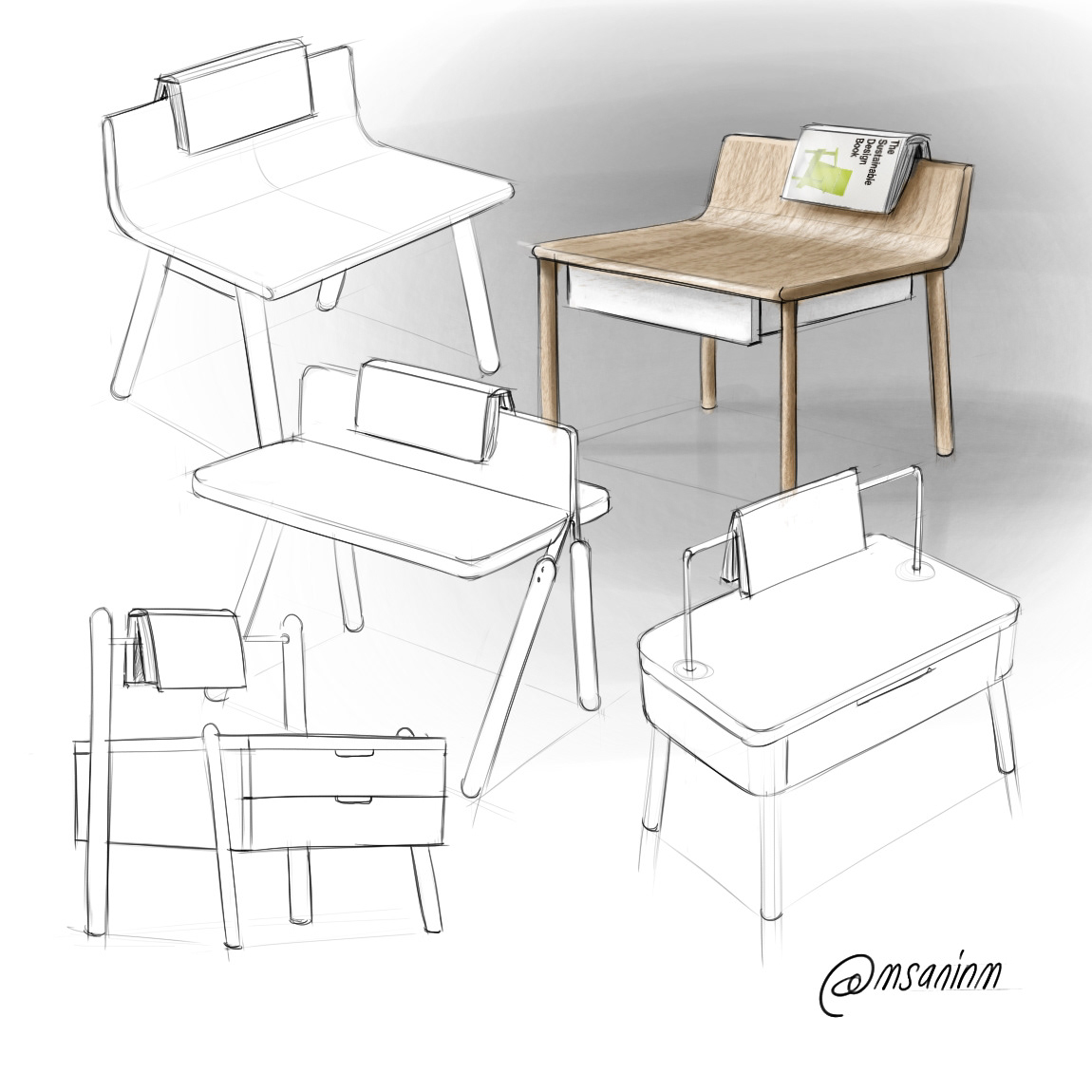 sample reels，Hand drawn，Design sketch，