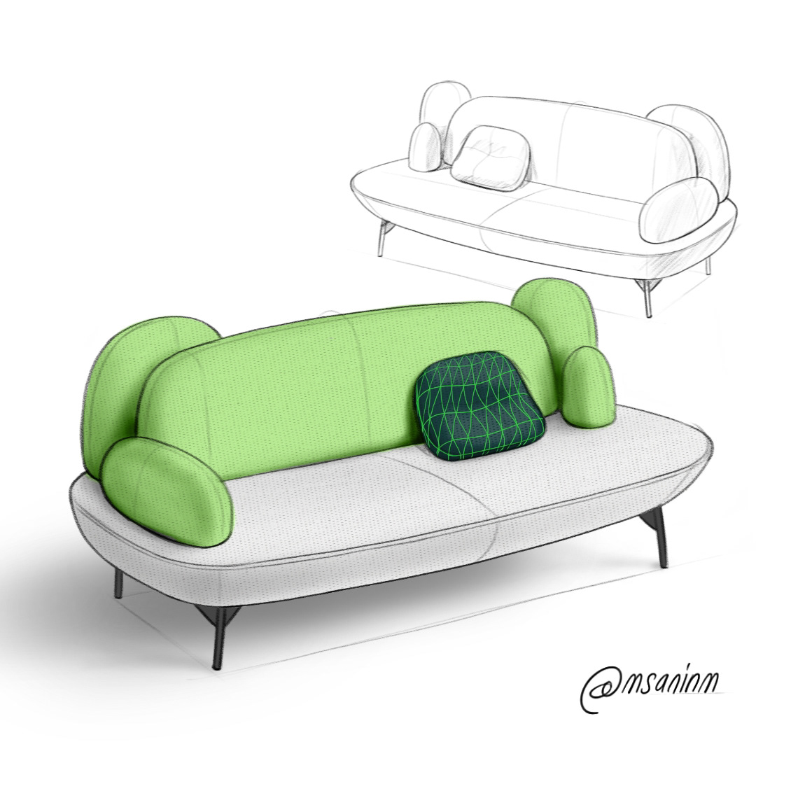 sample reels，Hand drawn，Design sketch，