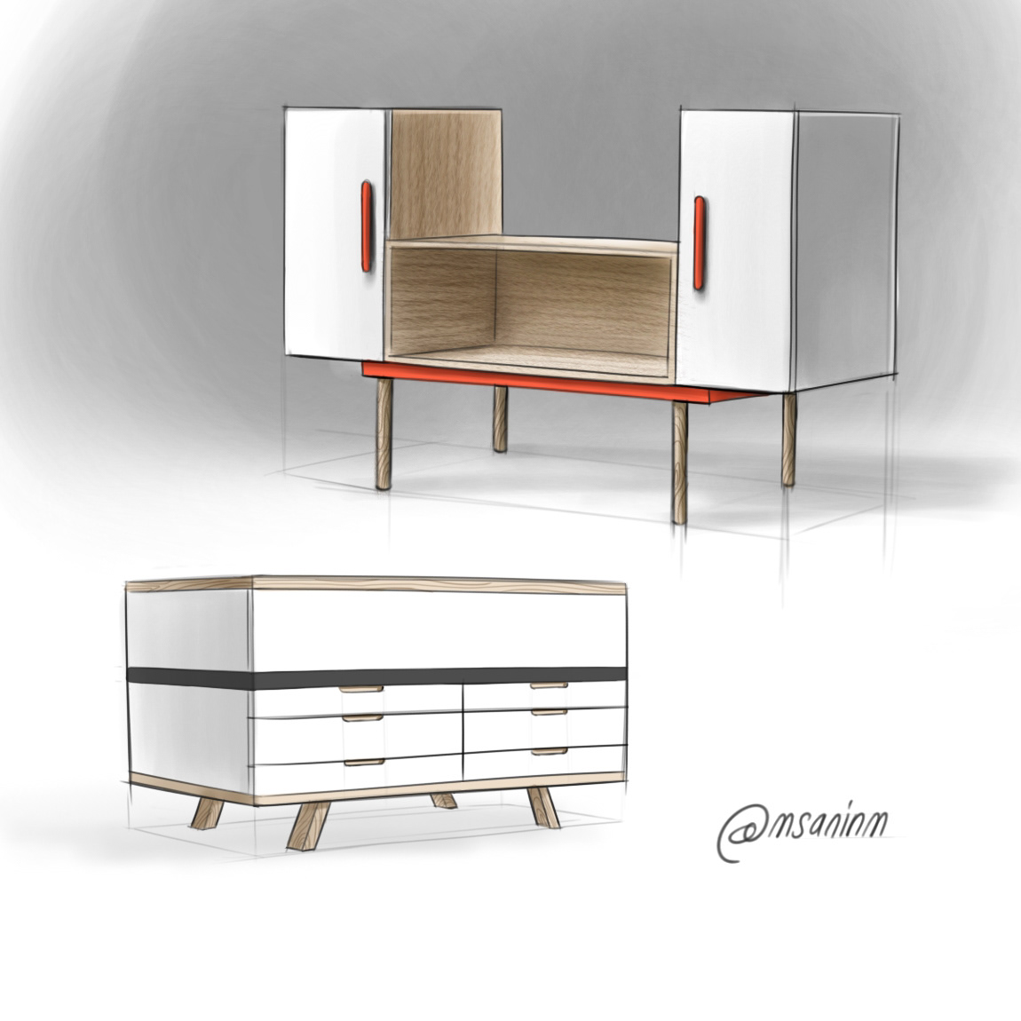 sample reels，Hand drawn，Design sketch，