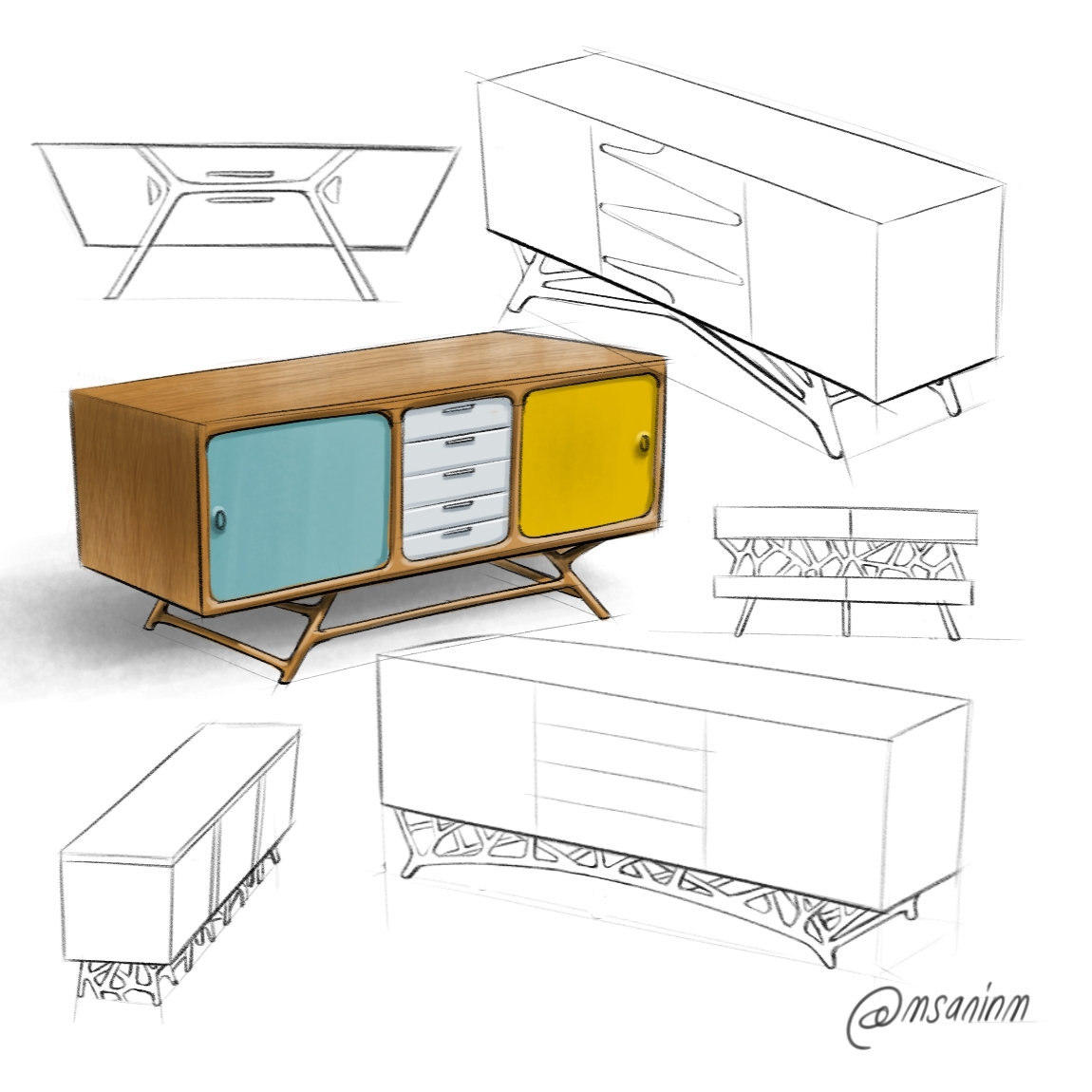 sample reels，Hand drawn，Design sketch，