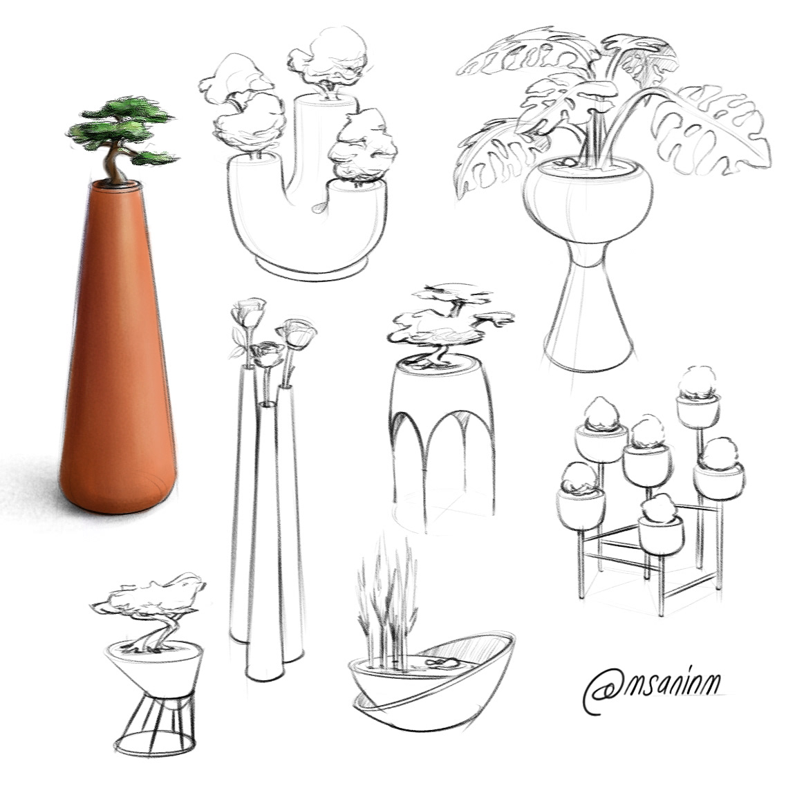 sample reels，Hand drawn，Design sketch，