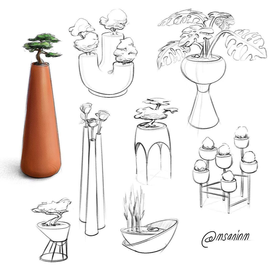 sample reels，Hand drawn，Design sketch，