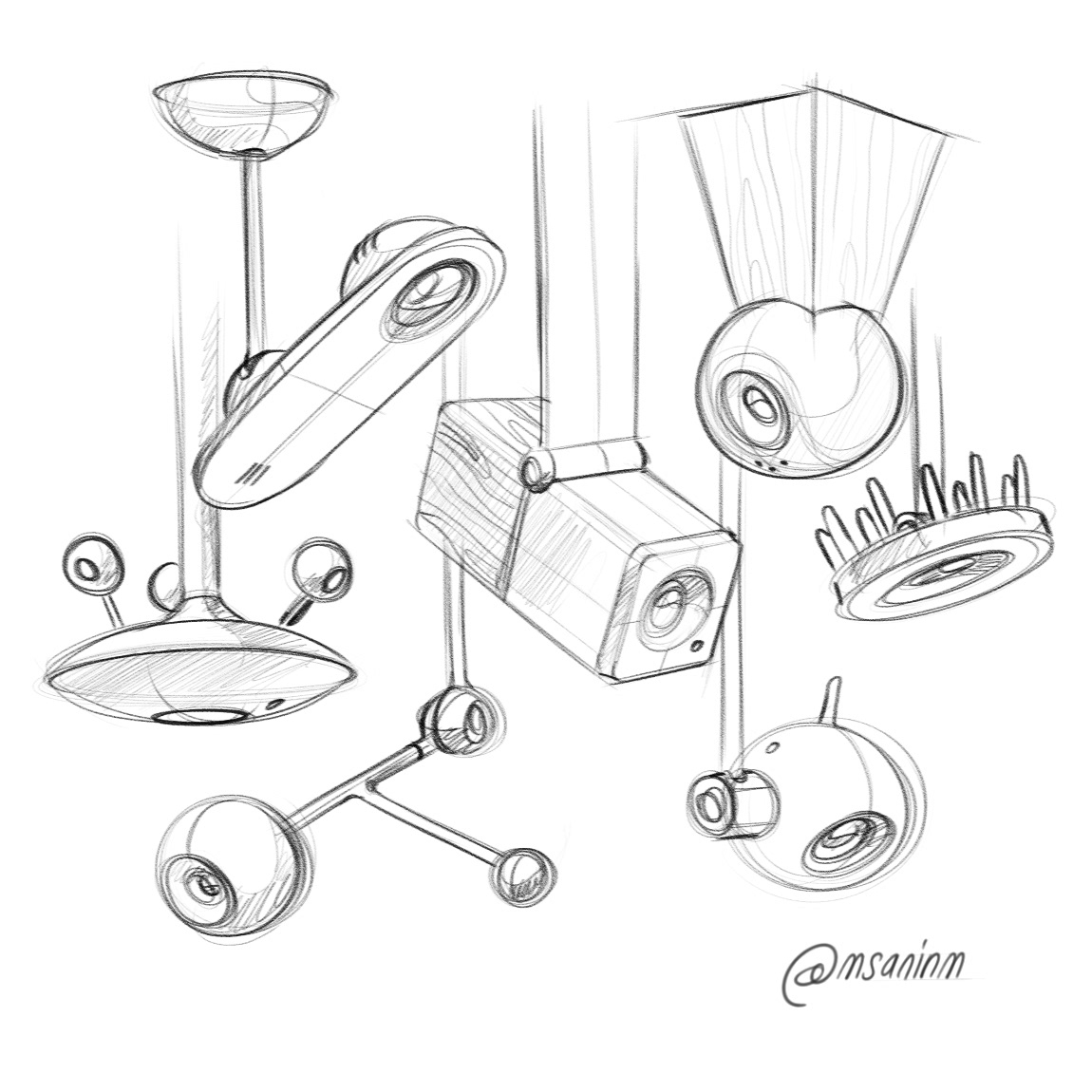 sample reels，Hand drawn，Design sketch，