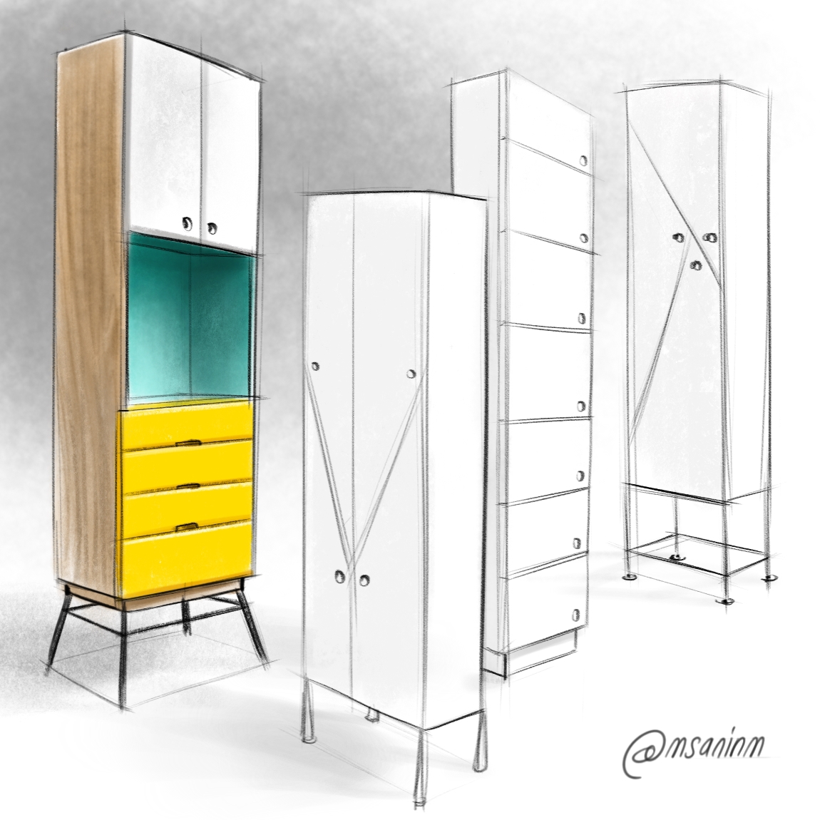 sample reels，Hand drawn，Design sketch，