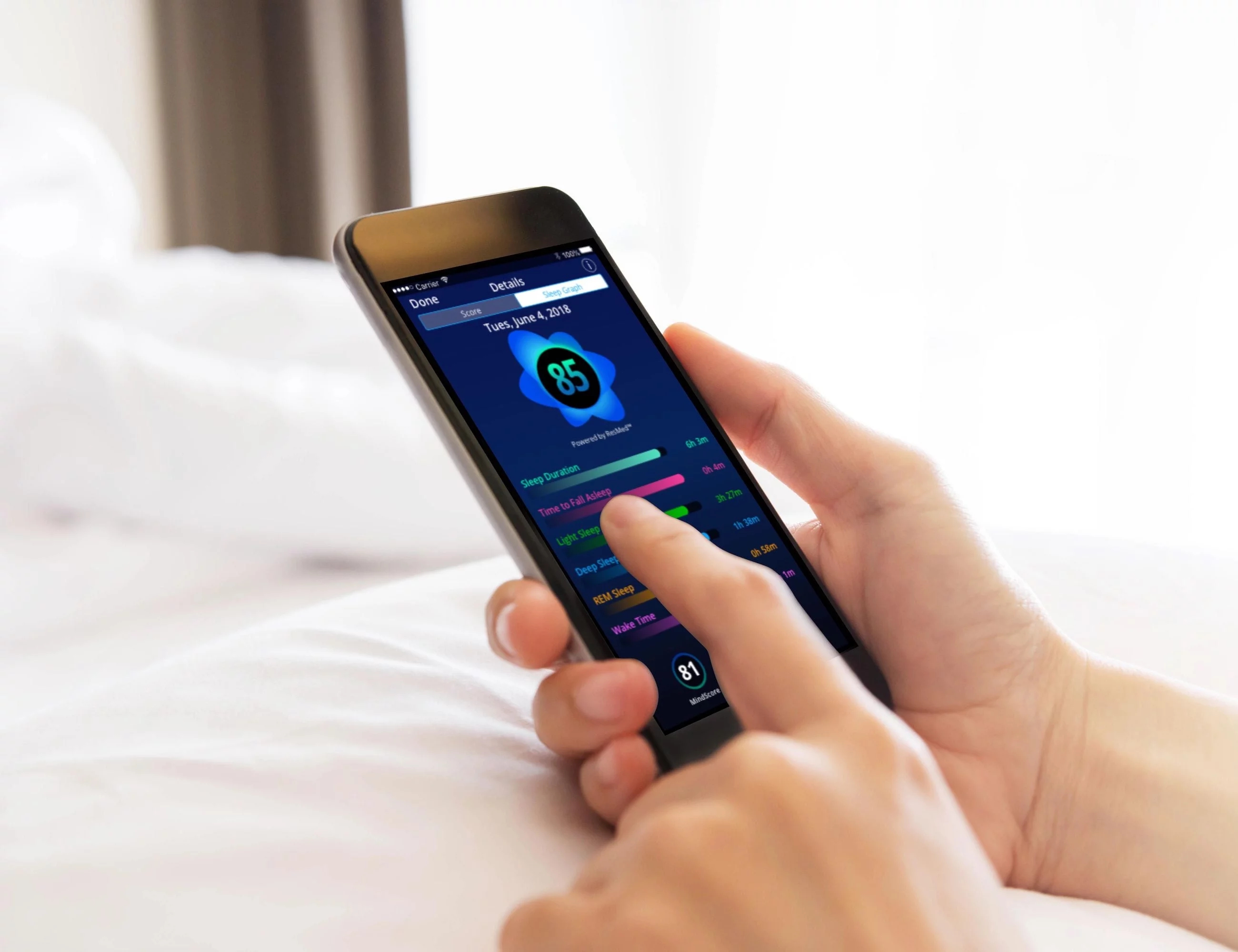 intelligence，Digital，Sleep sensor，Sleep score Max，
