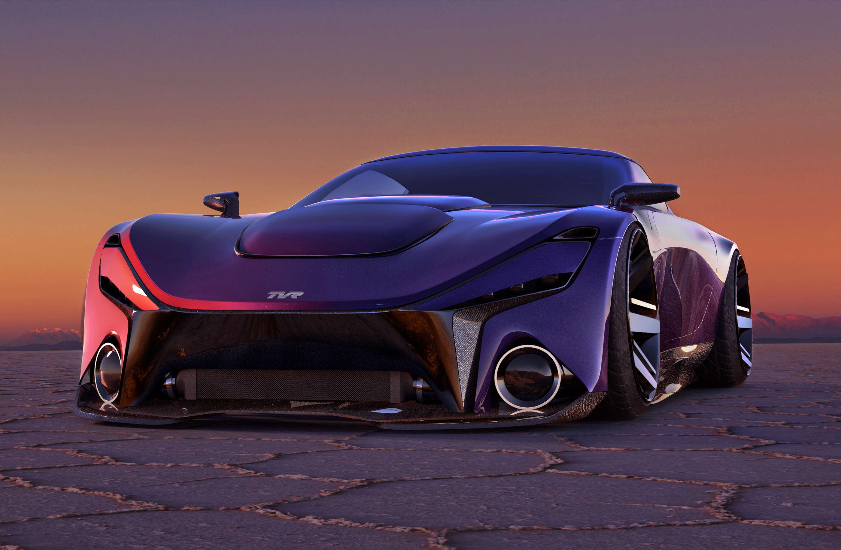 Sports car，Renders，Scythian，TVR，