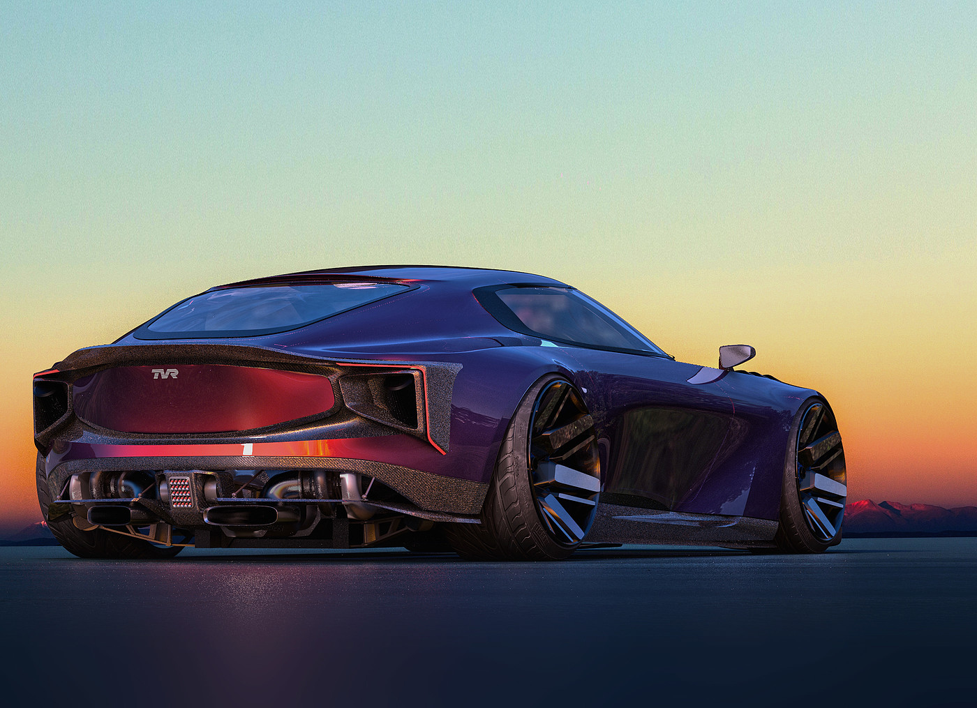 Sports car，Renders，Scythian，TVR，