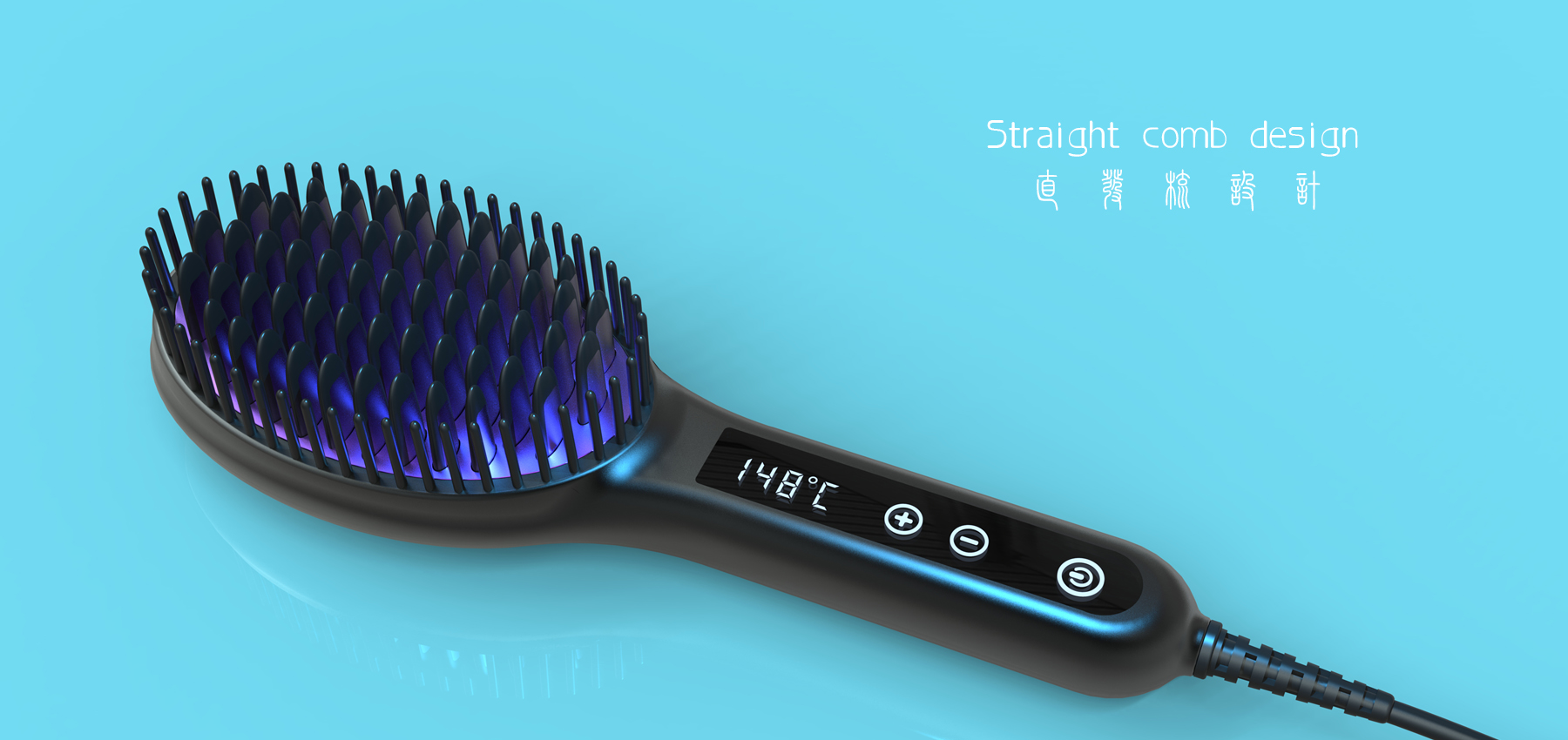 industrial design，Appearance design，product design，Structural design，Straight hair comb design，Hairdressing products design，