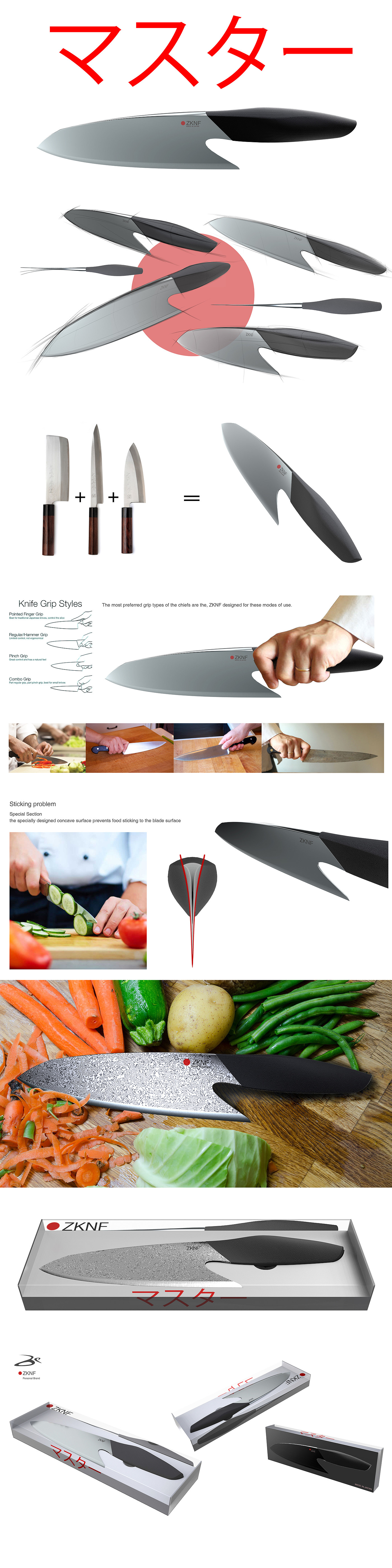 kitchen knife，Japan，ZKNF，