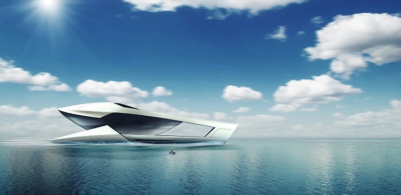 Equipped with helipad，Extremely futuristic，Stunning aerodynamic shape，Innovative ideas，Comfort and luxury，