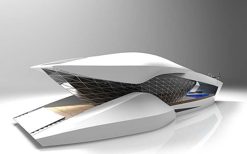 Equipped with helipad，Extremely futuristic，Stunning aerodynamic shape，Innovative ideas，Comfort and luxury，