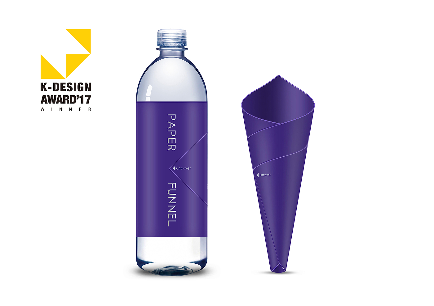 product design，Environmental protection design，Funnel bottle，K-DESIGN，