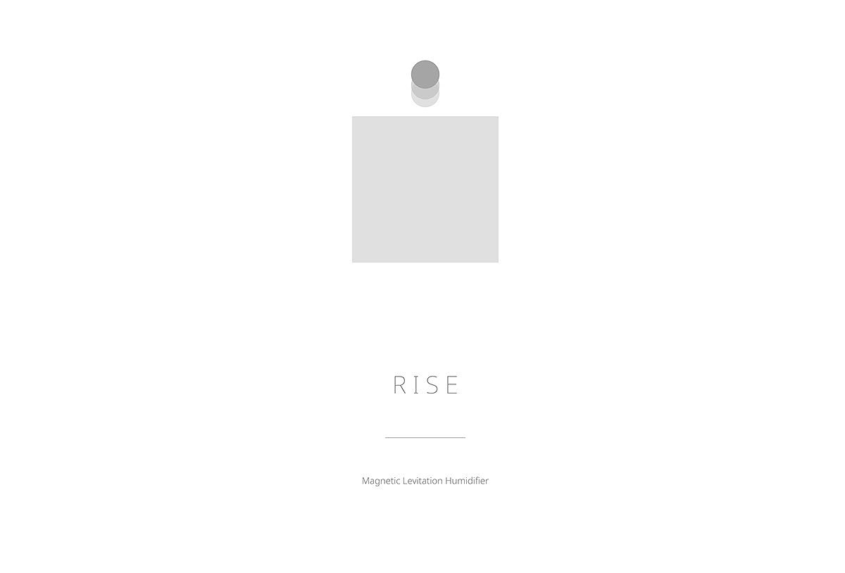 rise，创意，磁悬浮，小家电，加湿器，