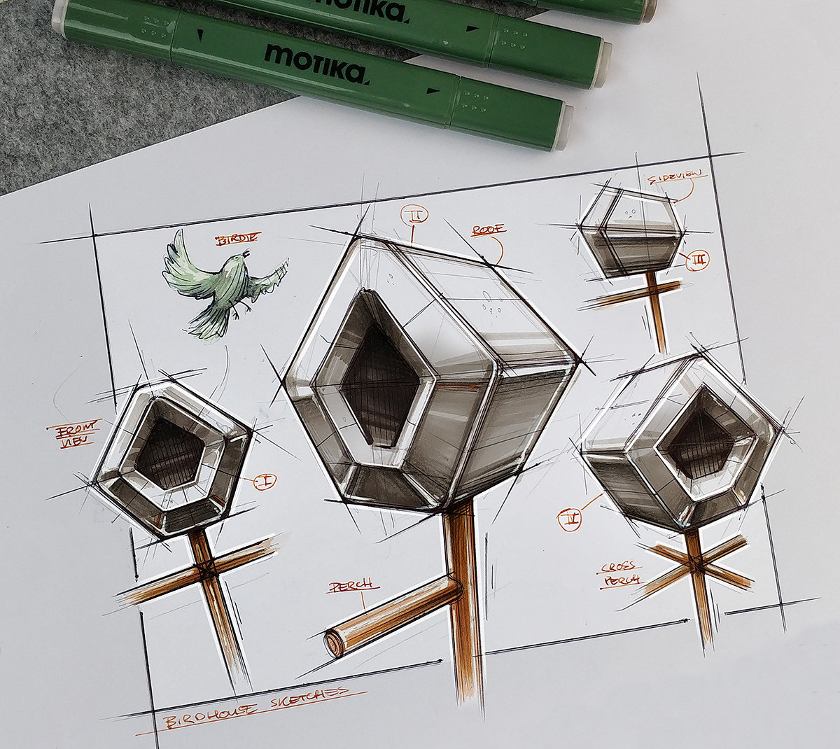 Illustration，sample reels，Hand drawn，