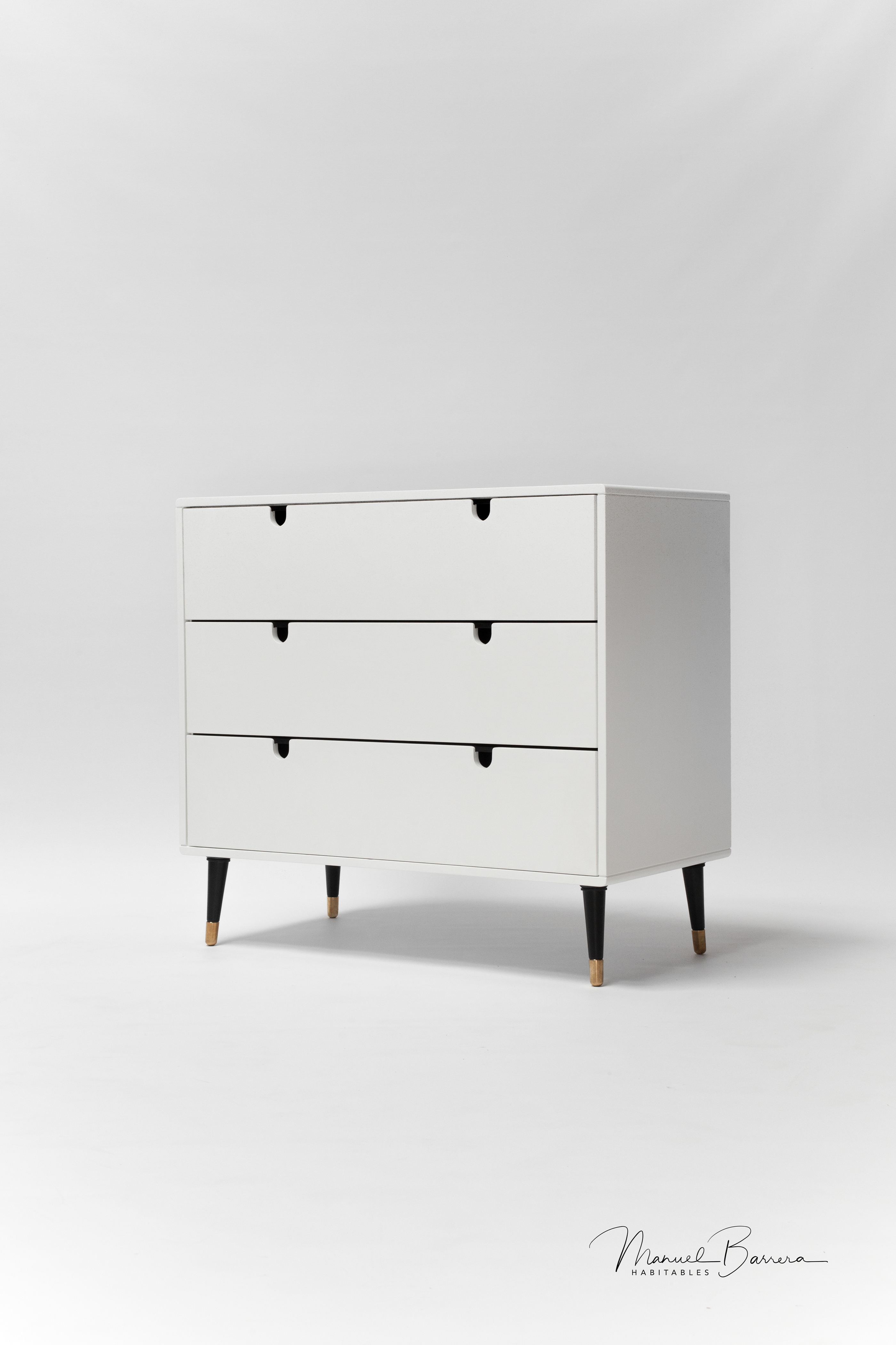 White paint，oak，Dresser design，