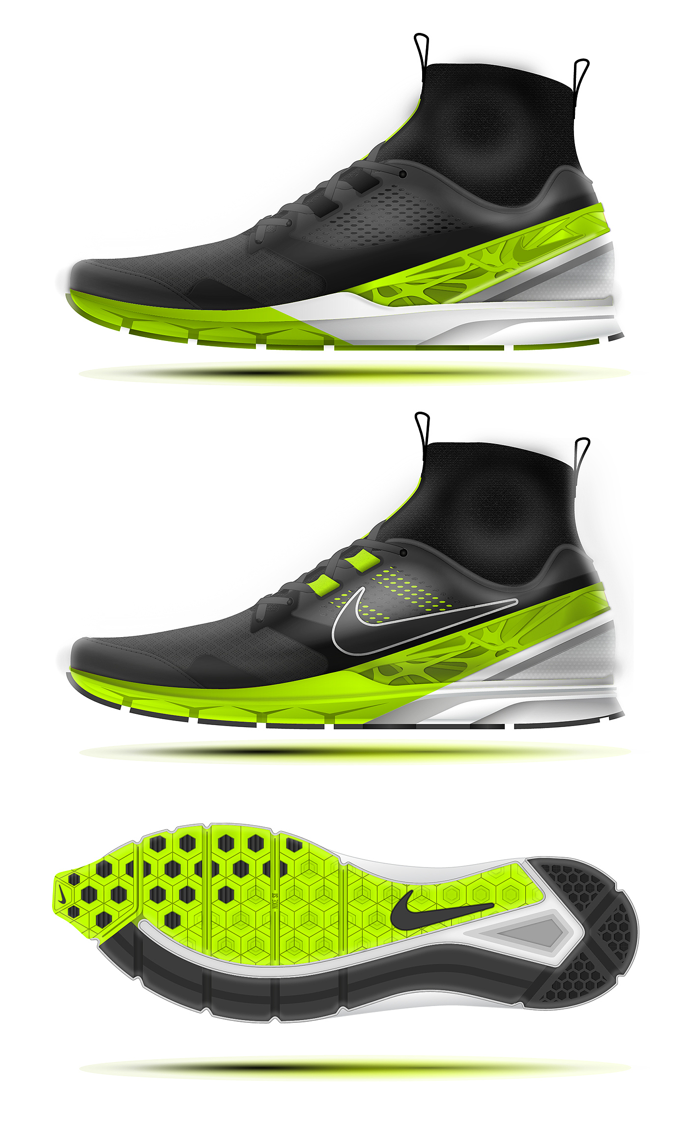 product design，sneakers，Nike，