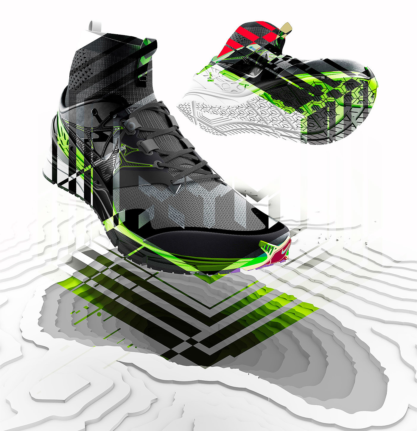 product design，sneakers，Nike，