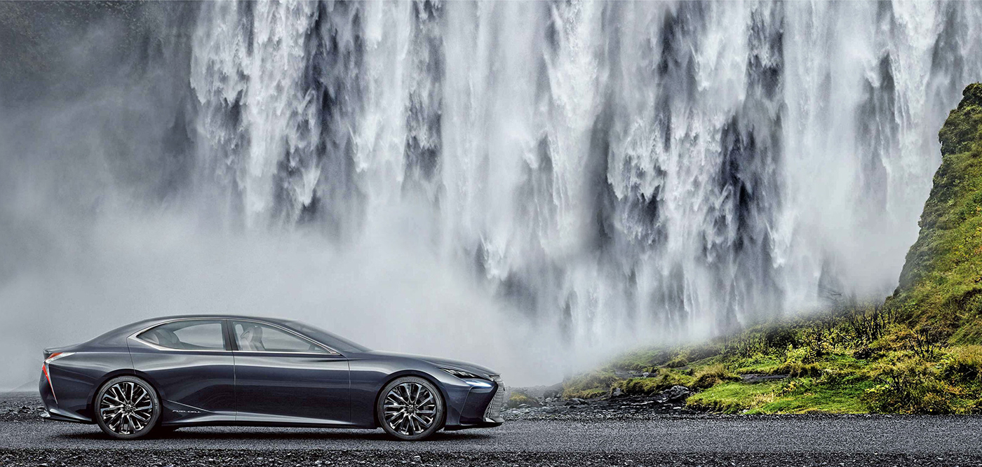 automobile，vehicle，traffic，Lexus LS500h，MARK LEVINSON，