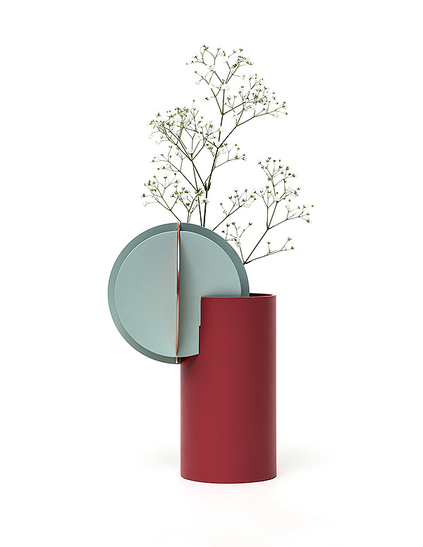 modern stylish，Advanced grey，Floral apparatus，Home design，Minimalist，Simple geometry，Mood，vase，